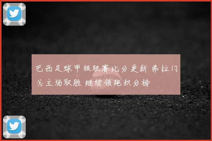 巴西足球甲级联赛比分更新 弗拉门戈主场取胜 继续领跑积分榜