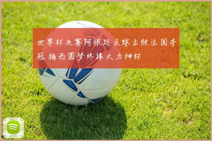 世界杯决赛阿根廷点球击败法国夺冠 梅西圆梦终捧大力神杯